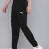 Men Black Solid Straight Fit dryCELL ACTIVE Woven Joggers